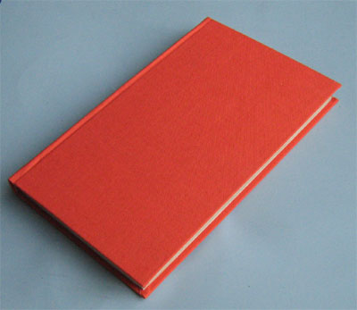 A hard back case has been put onto the book.
