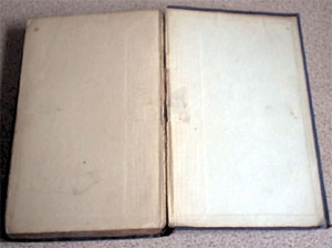 The inside of the original book.
