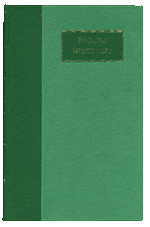 Quarter bound book using contrasting cloths